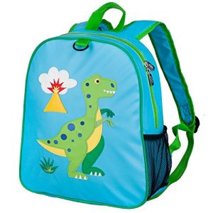Wildkin Embroidered Backpack for Toddler Boys and Girls, Perfect Size for Daycare, Preschool, and Kindergarten, Patterns Coordinate With Our Nap Mats and Embroidered Lunch Boxes