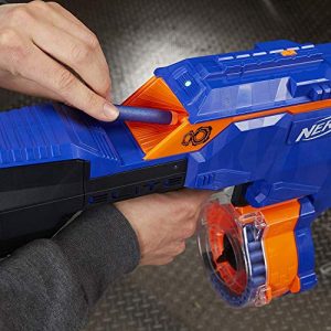 NERF Infinus N-Strike Elite Toy Motorized Blaster with Speed-Load Technology (FFP), Brown