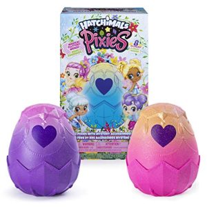 Hatchimals Pixies 2-Pack, 2.5-Inch Collectible Dolls and Accessories, for Kids Aged 5 and Up (Styles May Vary)