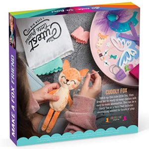 Craft-tastic – Make A Fox Friend – Craft Kit Makes 1 Easy-to-Sew Stuffie with Clothes & Accessories