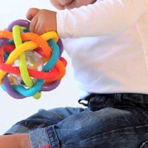 Playgro 0184557 Bendy Ball for Baby Infant Toddler Children, Playgro is Encouraging Imagination with STEM/STEM for a Bright Future - Great Start for a World of Learning
