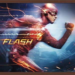 Trends International DC Comics TV - The Flash - Speed Force Wall Poster, 22.375" x 34", Mahogany Framed Version