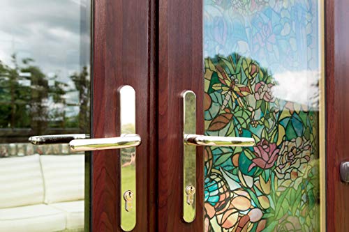 d-c-fix 96448 Spring Chapel/Tulia Window Film, 17" x 78" Roll-4 Pk