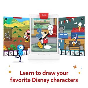 Osmo - Super Studio Disney Mickey Mouse & Friends Game - Ages 5-11 - Learn to Draw your Clubhouse Favorites & Watch them Come to Life - For iPad and Fire Tablet (Osmo Base Required)