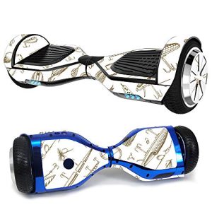 MightySkins Skin Compatible with Hover-1 H1 Hoverboard Scooter - Retro Lures | Protective, Durable, and Unique Vinyl Decal wrap Cover | Easy to Apply, Remove, and Change Styles | Made in The USA