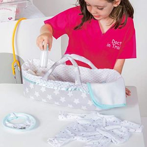 Adora Baby Doll Clothes - Adoption Baby Essentials Sweet Star for 16 inch Girl Baby Dolls, 8-Piece Essentials Gift Set for Kids