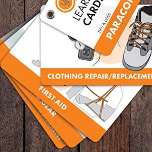 UST Learn & Live Educational Card Set with Durable, Waterproof, Compact Design and Essential Outdoor Skills for Hiking, Camping and Outdoor Survival