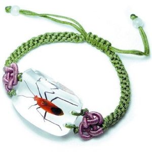 REALBUG Scarlet Plant Bug Bracelet, Clear