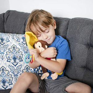 KIDS PREFERRED Curious George Pull-Down Plush Baby Activity Toy
