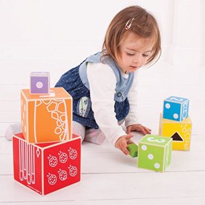 Bigjigs Toys Stacking Cubes