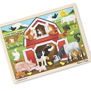 Melissa & Doug Barnyard Wooden Jigsaw Puzzle (24 pcs)