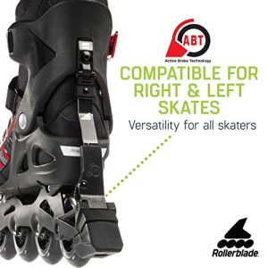 Rollerblade Macroblade 84 ABT Men's Adult Fitness Inline Skate, Black and Red, Performance Inline Skates