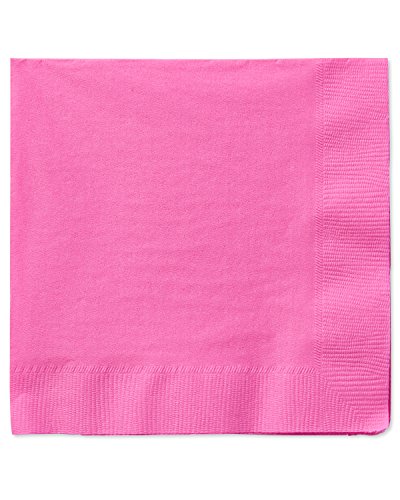 American Greetings Pink Party Supplies, Paper Lunch Napkins (50-Count)