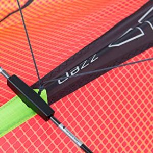 Prism Kite Technology Jazz Dual-line Sports Kite, Ready to Fly with Flying Lines, Wrist Straps, Winder, Instructions and Storage Bag