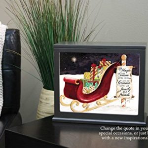 Jada Venia 9.75"x7.75" Sherri Ohler Sleigh Light Box Insert