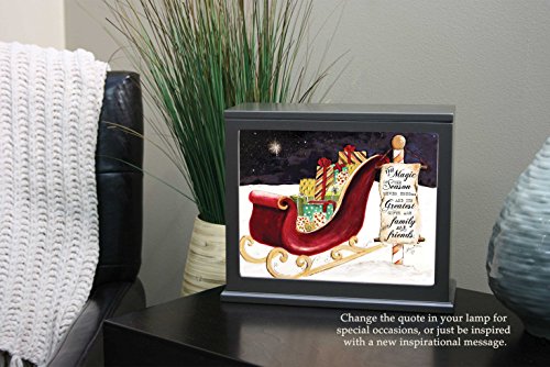 Jada Venia 9.75"x7.75" Sherri Ohler Sleigh Light Box Insert