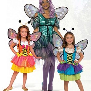 Rubie's Child's Glittery Blue Butterfly Costume, Medium