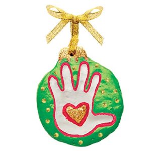 Creativity for Kids My Holiday Handprint Mini Craft Kit – Create A Handprint Or Paw Print Ornament Making Kit