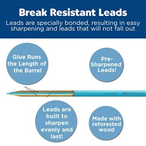 Faber-Castell Grip Watercolor EcoPencils - 12 Water Color Pencils with Brush