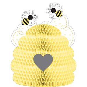 Creative Converting 340067 Bumblebee Baby Centerpiece, 9" x 11", Multi-color