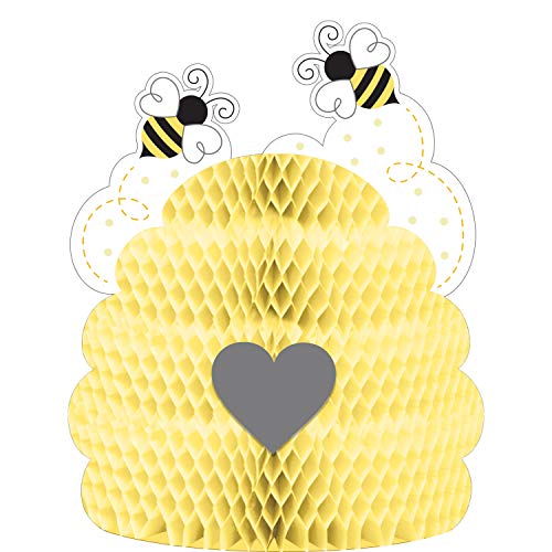 Creative Converting 340067 Bumblebee Baby Centerpiece, 9" x 11", Multi-color