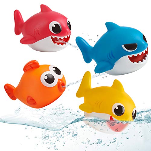 WowWee Pinkfong Baby Shark Bath Squirt Toy - 4 Pack