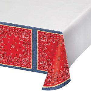 Creative Converting 727492 Party Supplies, 54" x 108", Red