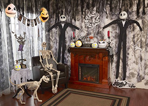 Disney The Nightmare Before Christmas Jack Skellington Full Size Poseable Hanging Character Decoration, Multi