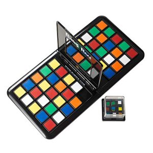 Rubik's Race Game, Head To Head Fast Paced Square Shifting Board Game Based On The Rubiks Cubeboard, for Family, Adults and Kids Ages 7 and Up