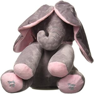 Dimple Kaia Elephant Animated Plush Singing Elephant with Peek-a-boo Interactive Feature