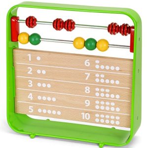 BRIO 30447 Abacus with Clock | Fun Preschool Toy for Kids Ages 3 and Up