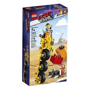 LEGO THE LEGO MOVIE 2 Emmet’s Thricycle! 70823 Three-Wheel Toy Bicycle Action Building Kit for Kids, 2019 (173 Pieces)
