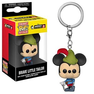 Funko Pop Keychain: Mickey's 90Th - Brave Little Tailor Collectible Figure, Multicolor