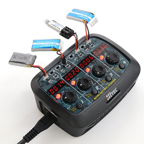 Hitec RCD 44212 X4 Micro AC/DC 1 Cell LiPo Charger