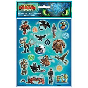 Unique How to Train Your Dragon Party Stickers, 1 Pack