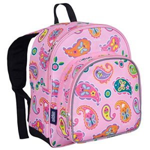 Wildkin 40210 Paisley Olive Kids 12 Inch Backpack, Pack 'n Snack