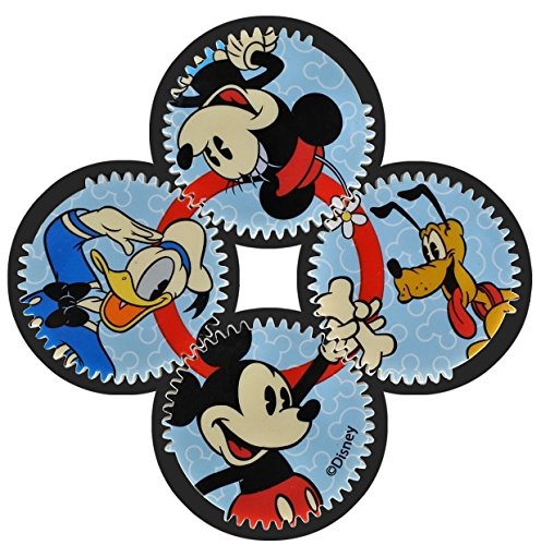 BePuzzled Mickey/Minnie Gearshift Puzzle (4 Pieces)