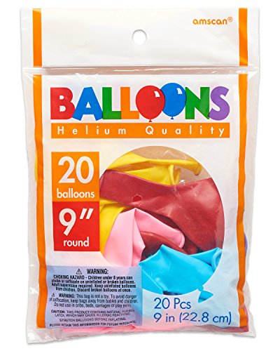 AMERICAN GREETINGS Rainbow Latex Balloons| Pack of 20 | Party Decor