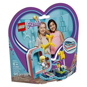 LEGO Friends Stephanie’s Summer Heart Box 41386 Building Kit, New 2019 (95 Pieces)