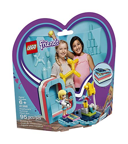 LEGO Friends Stephanie’s Summer Heart Box 41386 Building Kit, New 2019 (95 Pieces)