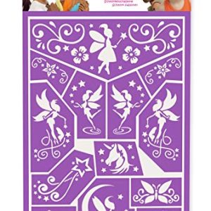 Grim Tout Fairy Tales Face Painting Stencils, Brown/A