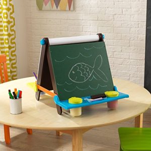 KidKraft Tabletop Easel - Espresso with Brights