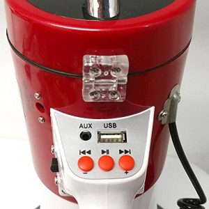 Pyle Megaphone Speaker PA Bullhorn - with Built-in Siren 50 Watts Adjustable Volume Control & Record Function - Ideal for Football, Baseball, Cheerleading Fans, Coaches or for Safety Drills PMP58U