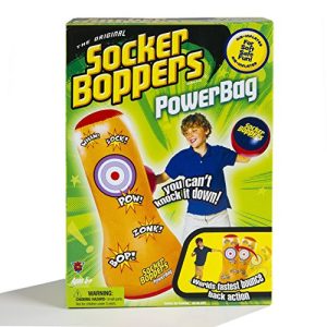 Big Time Toys Socker Bopper Power Bag Standing Inflatable Punching Bag for Kids