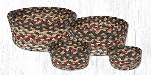 Earth Rugs 36-CB051 Basket Set, 9" W x 9" L, Multicolor