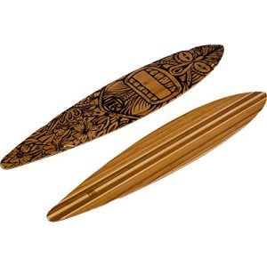 Bamboo Skateboards – Pintail Longboard Tiki Man 44" x 9.5" Deck