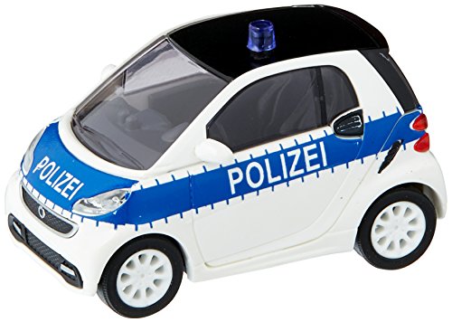 Busch 46208 Smart for Two 2012 Police HO Scale Model Vehicle