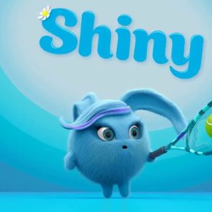 Sunny Bunnies Light Up & Bounce Plush - Shiny, Blue