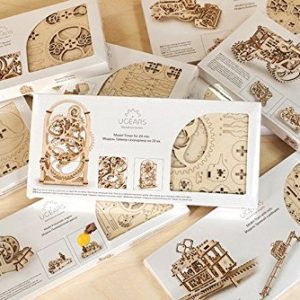S.T.E.A.M. Line Toys UGears Mechanical Models 3-D Wooden Puzzle - Mechanical Pneumatic Engine