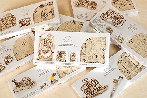 S.T.E.A.M. Line Toys UGears Mechanical Models 3-D Wooden Puzzle - Mechanical Pneumatic Engine